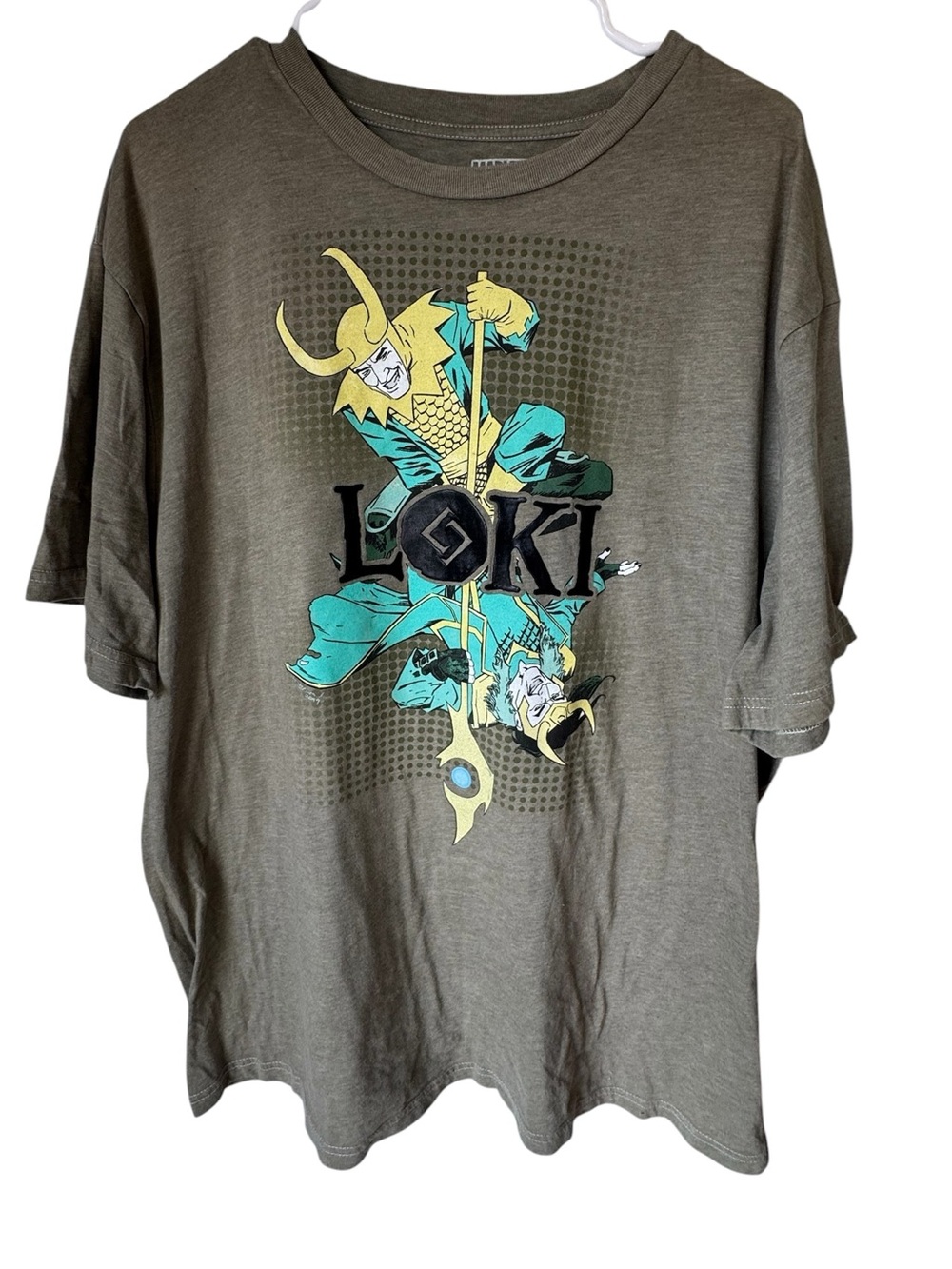 Loki Marvel Comics 2019 High End Green Retro Graphic Tee Men's XL MINTY